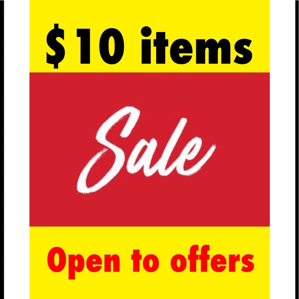 Open to offers.  Closet Sale